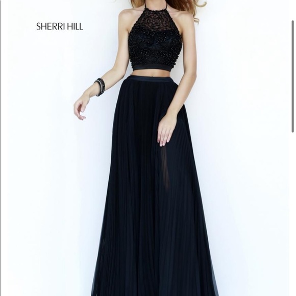 sherri hill two piece prom